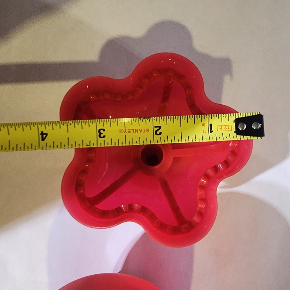 ☀️ Kuhn Rikon Two-piece pocket‎ maker set  flower and Circle Red - Picture 5 of 7